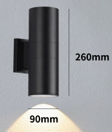 Modern Cylinder Outdoor Wall Lamp with COB for Porch Corridor & Garden