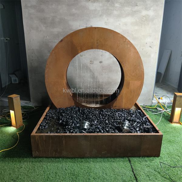 Garden Ornaments Metal Landscape Corten Steel Water Feature Outdoor