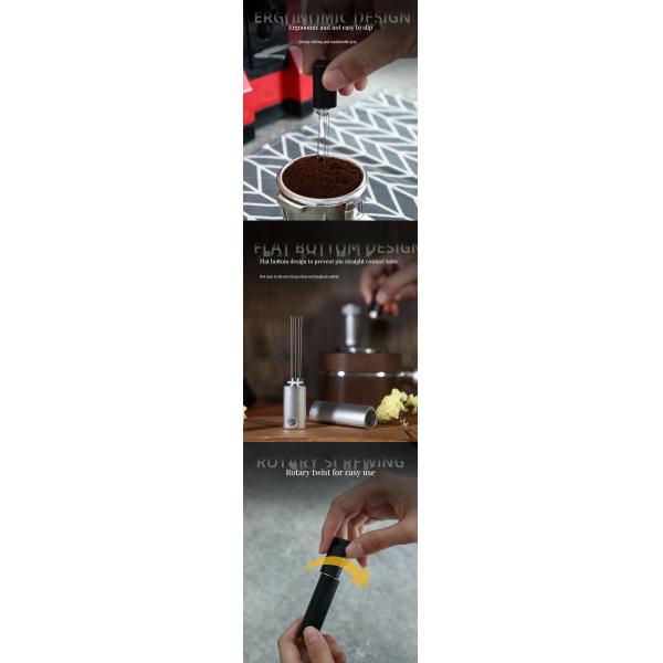 Modern 0.4mm Stainless Steel Needle Coffee Stirring Tamper for Precise Coffee Brewing
