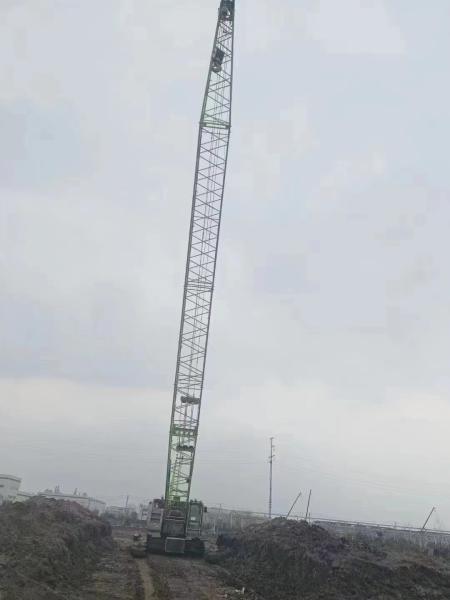 85 Tons Telescopic Crawler Crane Maximum Lifting Weight 16t Two Arm Crane Jib