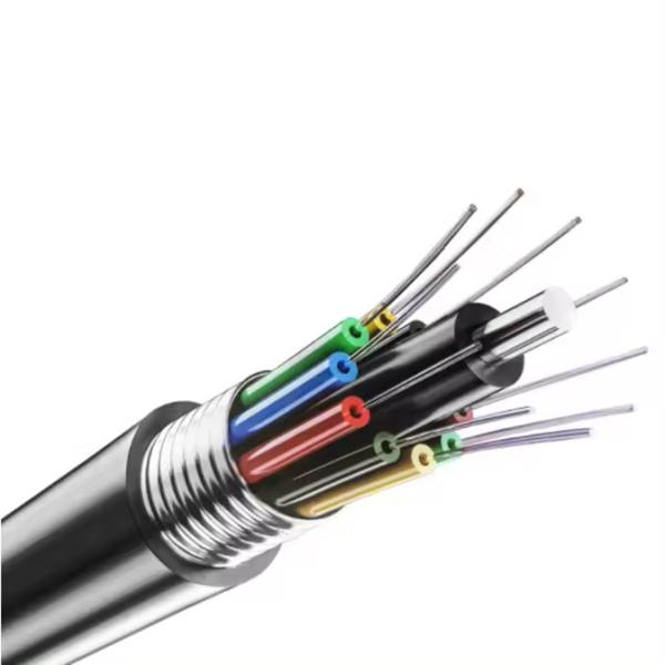 GYTS Armored Fiber Optic Cable 288 Core Outdoor Direct Burial Steel Tape Optical Cable