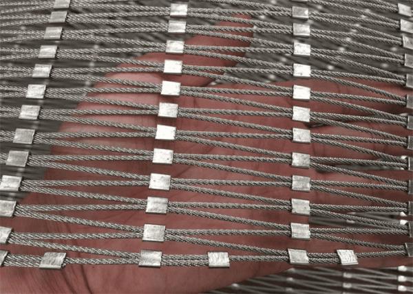 Melbourne Erosion Resistant Stainless Steel Cable Netting For Suspension Bridge