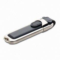 Memoria USB de cuero más caliente AT-030B