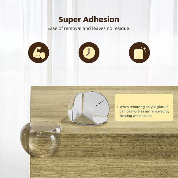 4 Pack Baby Proofing  Furniture Corner Protectors Furniture Edge Protector For Baby