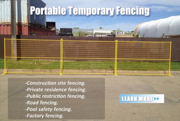 Heat Treated Canada Used Construction Site Temporary Galvanized Steel Fence  Low Carbon Steel Wire