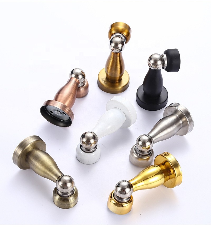 Stainless Steel Modern Anti-Collision Door Stopper Easy Installation Wall Mount for Hotel Use 1 Year Warranty Total Project