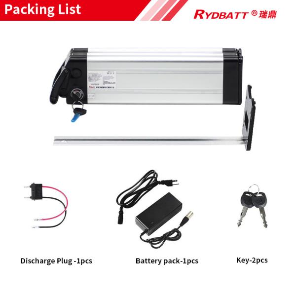 Silver Fish Electric Bicycle Battery Pack 48V 10.4Ah  500-1000 Times Life