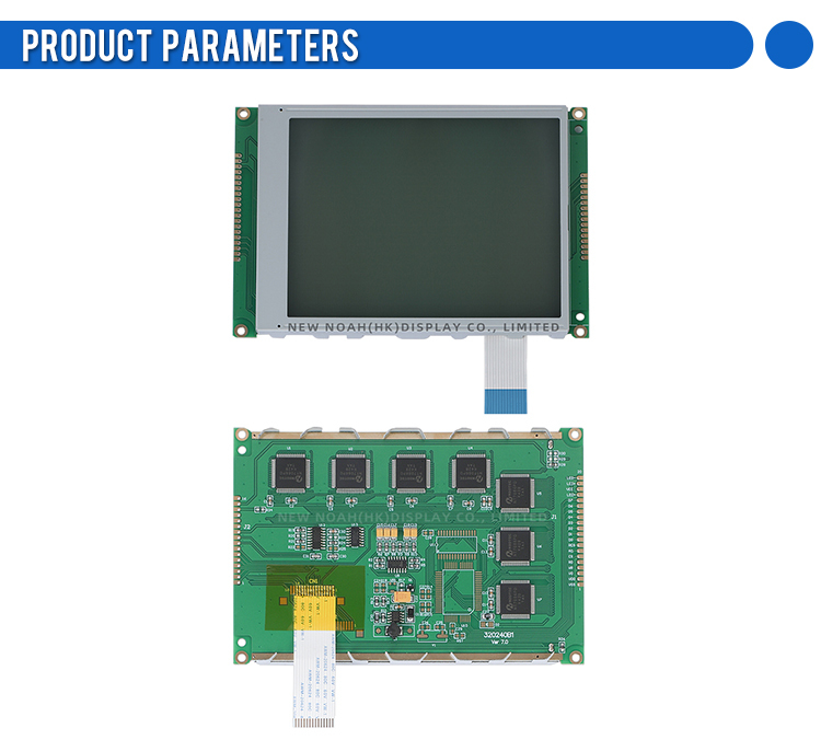 Grey Film LCD Uv ResiStant Material 320240B1 Graphic LCD Display Screen With Controller NT7086PQ 14PIN
