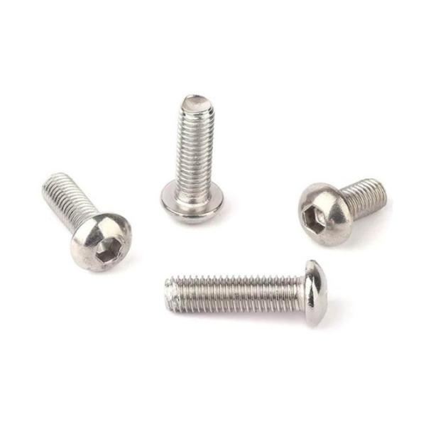 ISO7380 Stainless Steel M3 M4 Torx With Pin Button Head Hex Drive Screws
