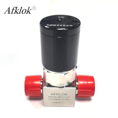 Leakage Rate Helium External ≤1×10-9 Mbar L/s Stainless Steel Diaphragm Valve for Threaded Connections