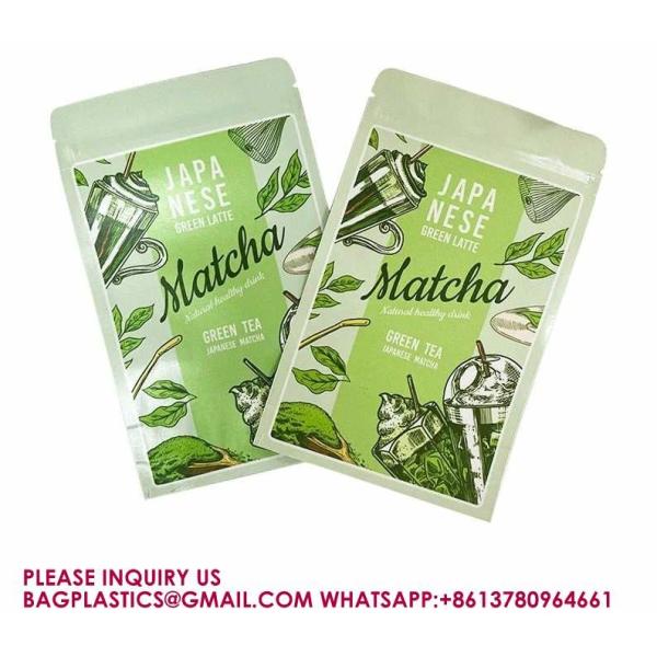 Packaging Sweets Tea Biscuits Aluminium Foil Bags Self-Standing Zipper Packaging Bags