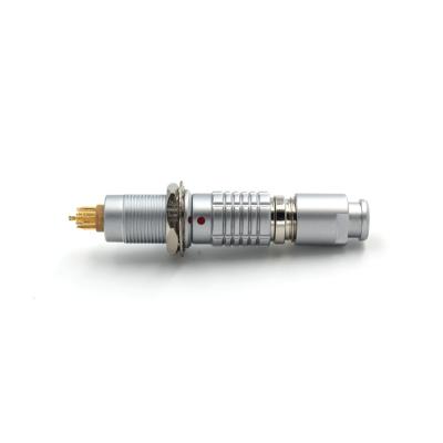 cor de prata push pull da tomada e do soquete do conector IP50 do metal da série de 10pin B