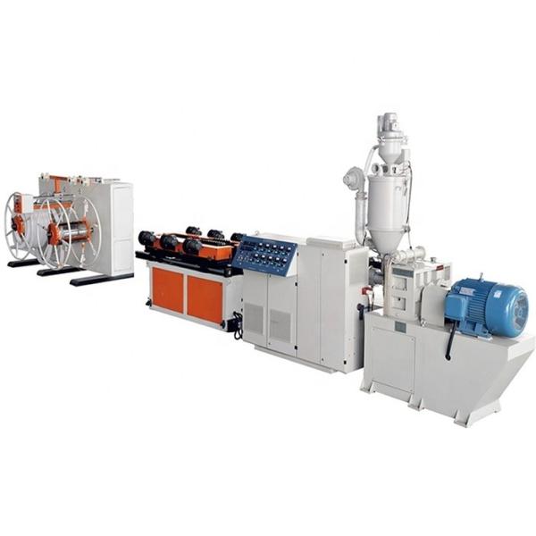 Single Wall Corrugated Electricity Conduit Pipe Production Line powered by S Motor and featuring Screw L/D Ratio 30 1
