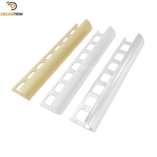 Tile Trim Quarter Round Tile Edge Trim  Edging Silver Gold Marble Tile Trim 2300mm