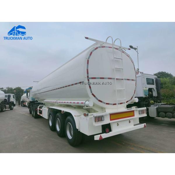 5 Comdepartment 40 Cubic Oil Tank Trailer For Chemical Liquid Transport