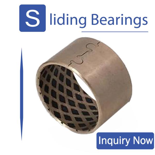Precision Machined Components Split Self Lubricating Bimetal Bushing With Graphite
