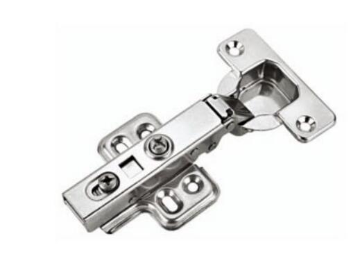 Stainless Steel Hydraulic Hidden Cabinet Door Hinges Self Closing Full Overlay