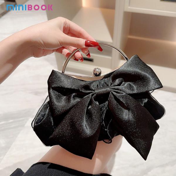 Availiable Sample Women's Silk Satin Clutch Bag for Dinner Dress and Formal Occasions