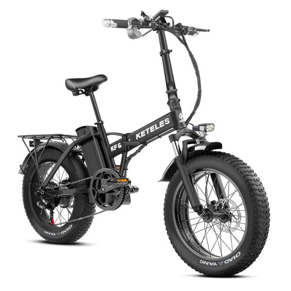 2024 Direct 20x4.0 Inch Fat Tire Folding E-Bike 1000W with 7 Speed Gears Rear Hub Motor