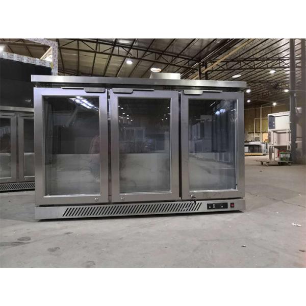 CE Three Hinge Door 330L Under Cabinet Bar Fridge