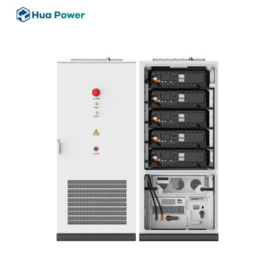 Hua Power B2B Own Factory EV Charge With Storage Off-grid Power 110kW 233kWh Energy  Storage Cabinet
