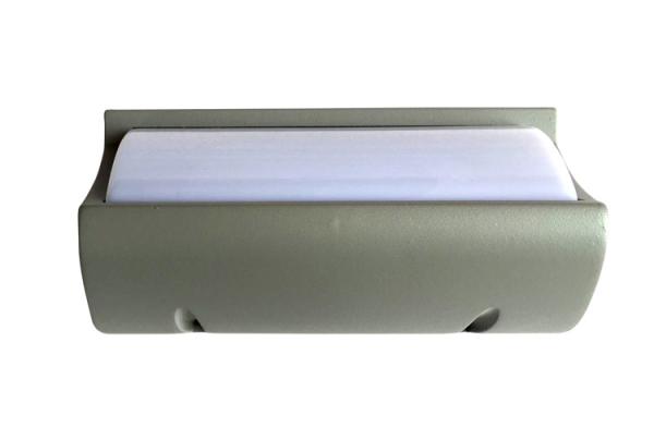 Grey Oval Outdoor LED Ceiling Light 280mm IP65 Aluminum Slim RGB Panel Light