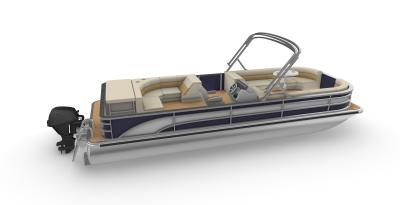 0.635m Tube Dia. Pontoon avec moteur hors-bord
