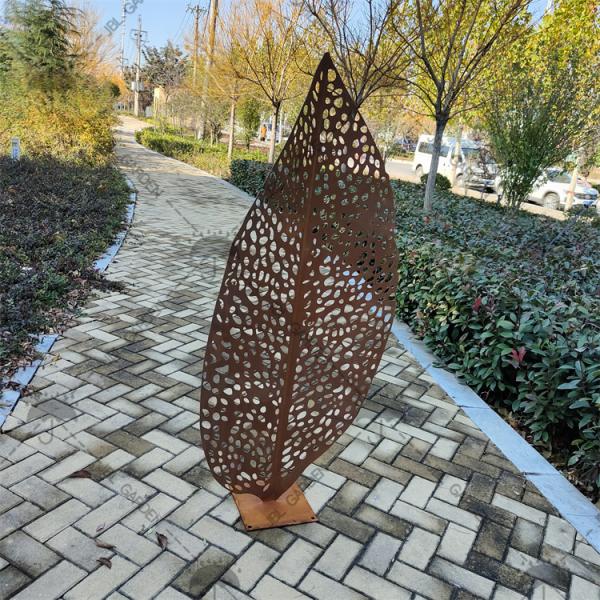 160cm  Huge Abstract Corten Steel Tree Sculpture Garden Decoration