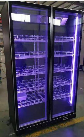 BAR AND NIGHTCLUB DEDICATED WINE DISPLAY FREEZER VERTICAL REFRIGERATOR