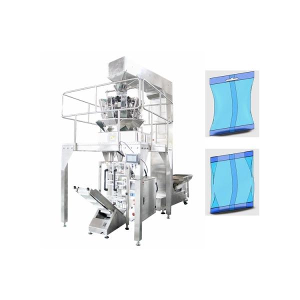 Vertical Automated Packing Machine , 10 Heads Weigher Rice Seal Pack Machine