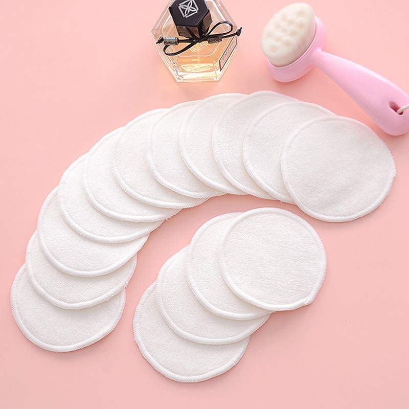 8x8cm Bamboo Or Cotton Microfiber Makeup Remover Cloth 0.5cm Thickness