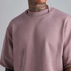                  New Arrival Premium 260 GSM Customized T Shirt Cotton Spandex Oversized Heavyweight Short Sleeve Mens T Shirt             