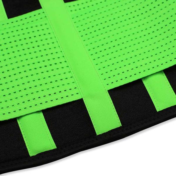 OEM Green Neoprene Sauna Waist Trainer Corset Sweat Belt S-XL