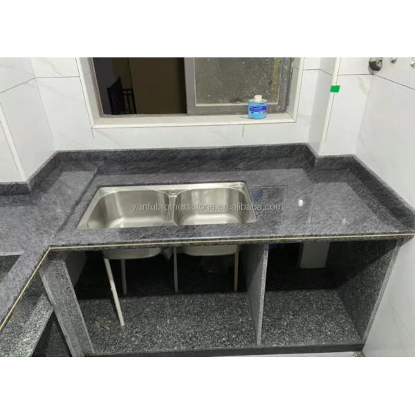 Polished Vizag Blue Granite Tiles in Modern Style for Kitchen Countertop and Flooring