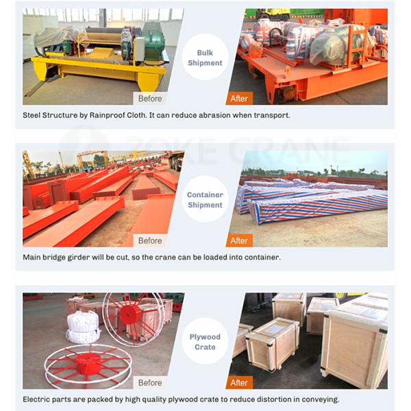 Heavy Duty Double Girder Door Frame Rail Gantry Crane Outdoor Industrial Type