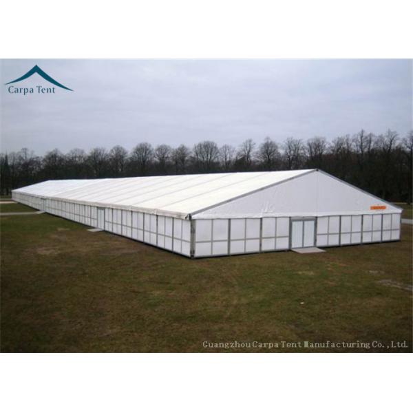 Water Proof Warehouse Tents Aluminium Structure PVC Fabric 15m By 30m