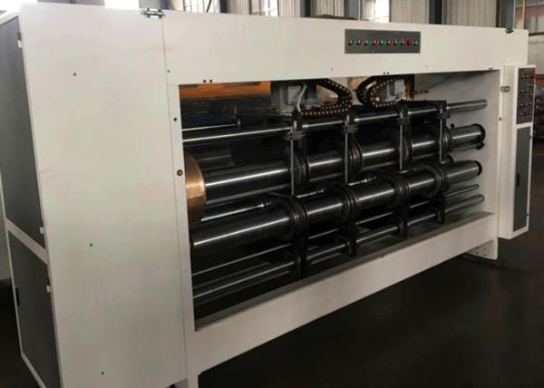 Corrugated Box Feeder Flexo Printer Slotter Machine / Small Carton Box Making Machine