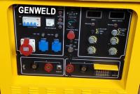 gerador diesel do soldador 400A, motor - máquina de soldadura conduzida com capacidades duplas do operador