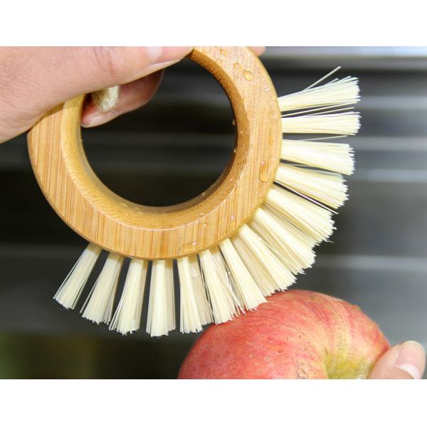 Degradable бамбуковая деревянная стирка вверх по уборщику утвари чистит логотип щеткой ODM