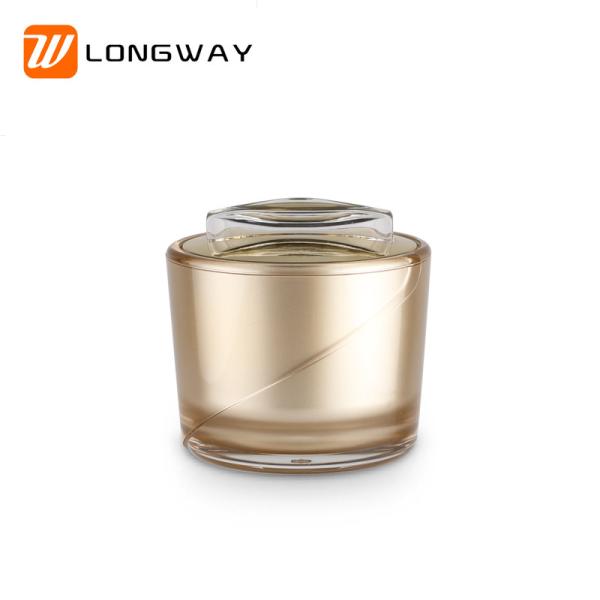 30g/50g Hot Product Acrylic Color Customized Round Shoulder Cosmetic Jar