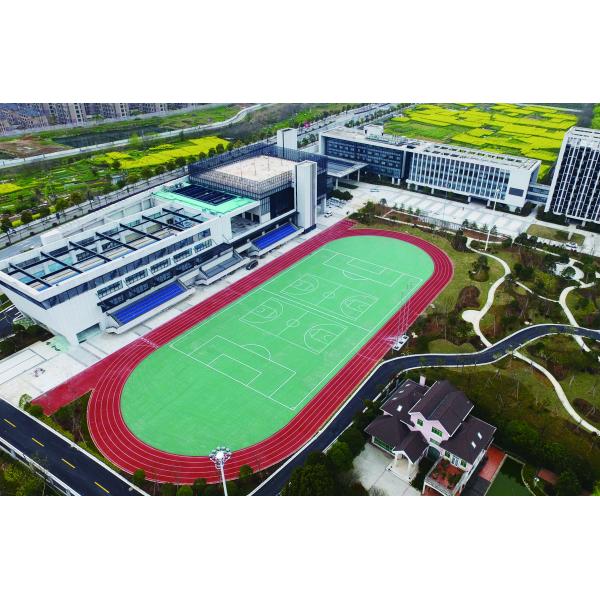 Silicon Polyurea Rubber Running Track Spraying Coating Permeable Non Toxic