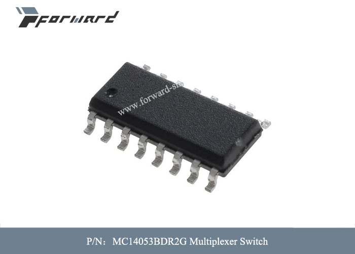 Подача напряжения Макс 18V переключателя мультиплексора канала MC14053BDR2G 2 сетноая-аналогов