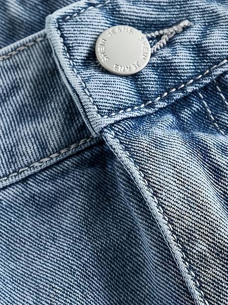 Blue Casual High Waist Denim Skirts Custom (4004)