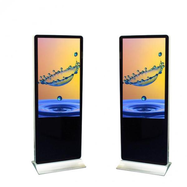 178 Degree FCC 500cd/M2 Floor Standing Digital Signage For Indoor Exhibiting Services