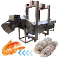 Cuisinière industrielle à crevettes, ligne de cuisson automatique à crevettes SUS304