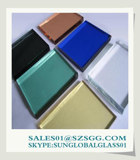 High quality colored Tinted glass good price
