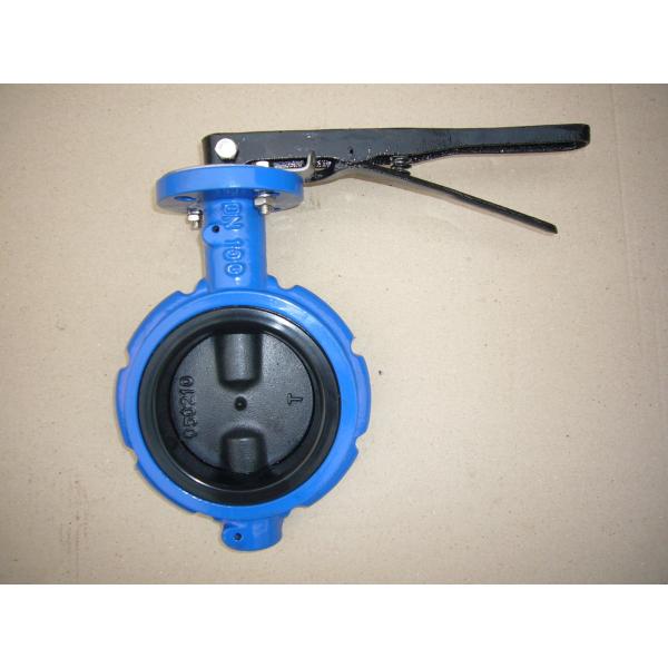 Simple and Compact Construction Two Shaft Wafer Butterfly Valve For Air, Steam, Water