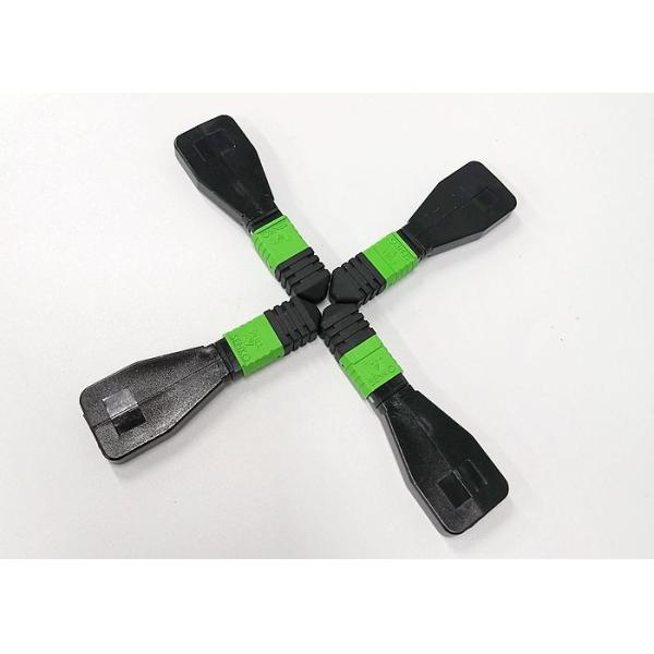 12F / 24F MPO Patch Cable Fiber Optic Loopback Adapter For QSFP / Transceiver