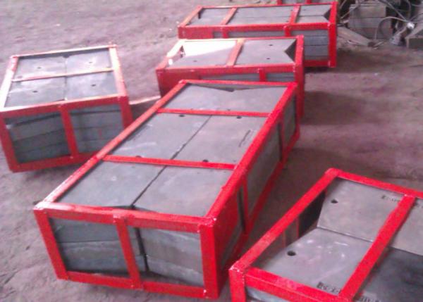 Crusher Parts High Cr Cast Iron Chute Liners for High Toughness Values