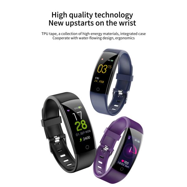 СМС напоминают браслет сердца ИПС экрана касания умный